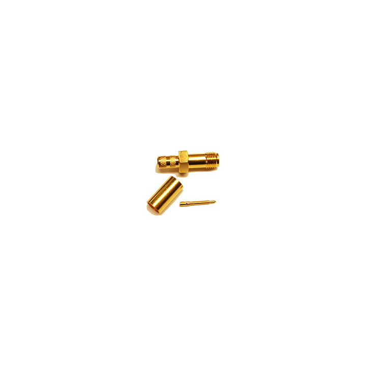 Reverse polarity SMA-Female (male pin) connector for 200