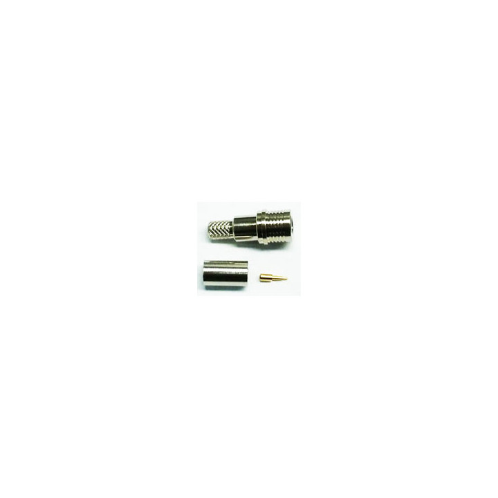QMA-Male connector for 240 type 1/4" coaxial cable