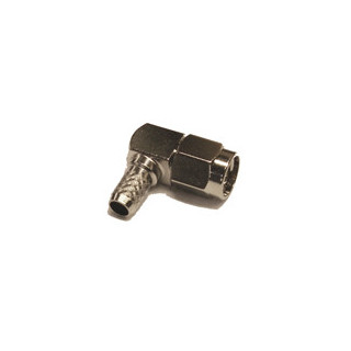 Reverse polarity SMA-Male Right Angle (female pin) connector