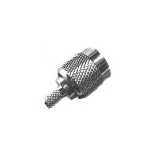 TNC-Male connector for 58/195 type 3/16" coaxial cable