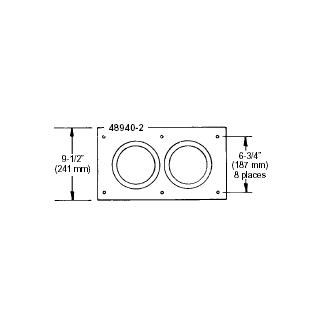 2-port 5" Entry Plate, SOI