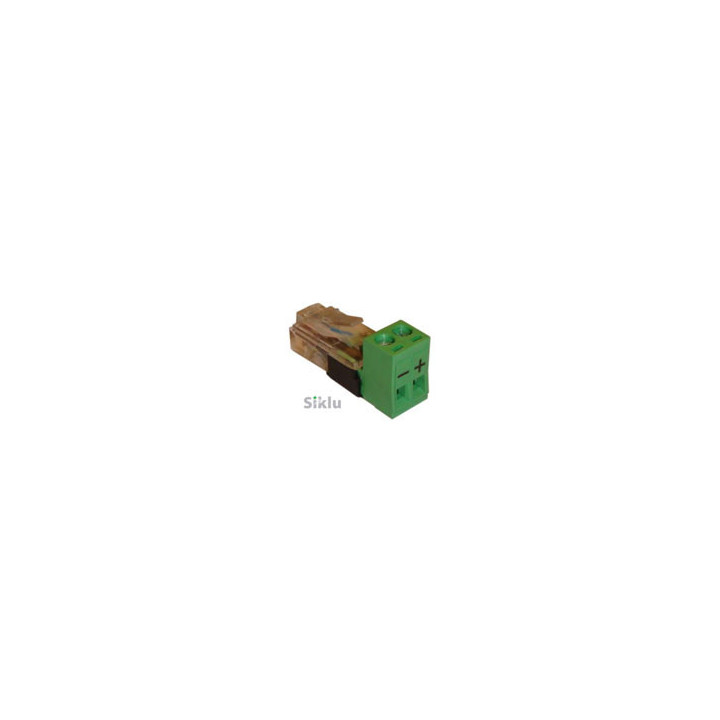 Bag of 10 DC Terminal Blocks to RJ-45 adapters