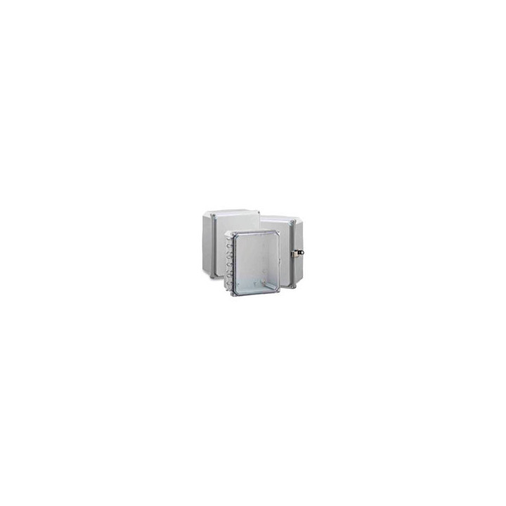Premium Line 10"x8"x4" Nema4X Enclosure with Opaque Hinge