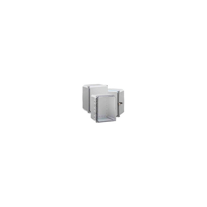 Premium Line 10"x8"x6" Nema4X Enclosure with Clear Hinge