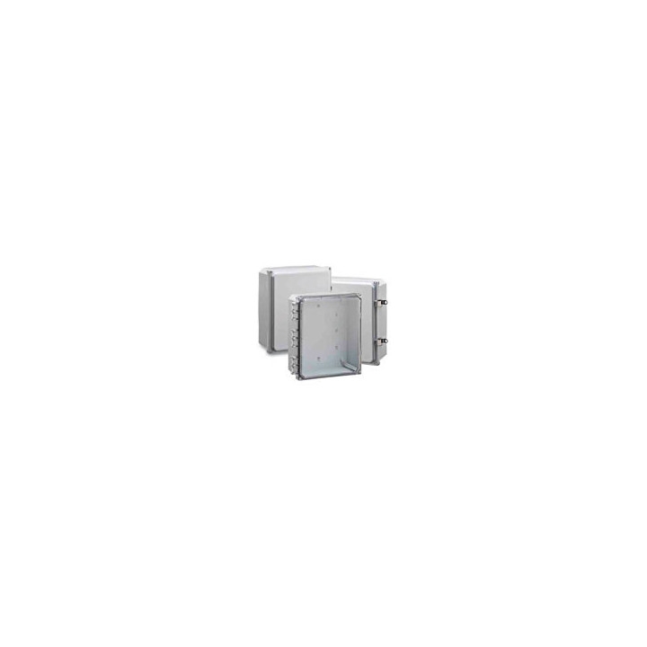 Premium Line 12"x10"x4" Nema4X Enclosure with Opaque Hinge