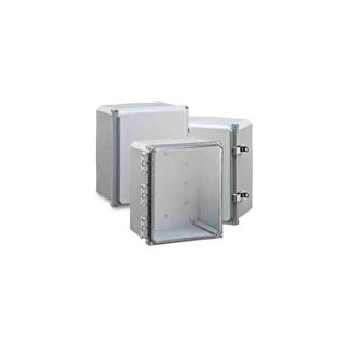 Premium Line 12"x10"x6" Nema4X/6P Enclosure with Clear Hinge