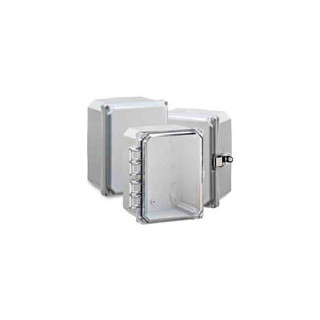 Premium Line 8"x6"x4" Nema4X/6P Enclosure with Opaque Hinge