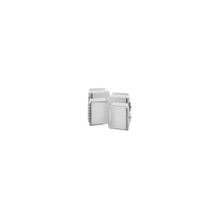 Impact Series 10"x8"x6" Nema4X Enclosure with Low Profile