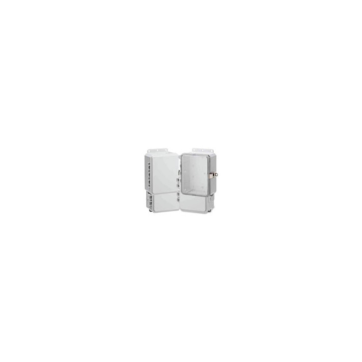 Impact Series 8"x6"x3" Nema6P Enclosure with Standard Hinge