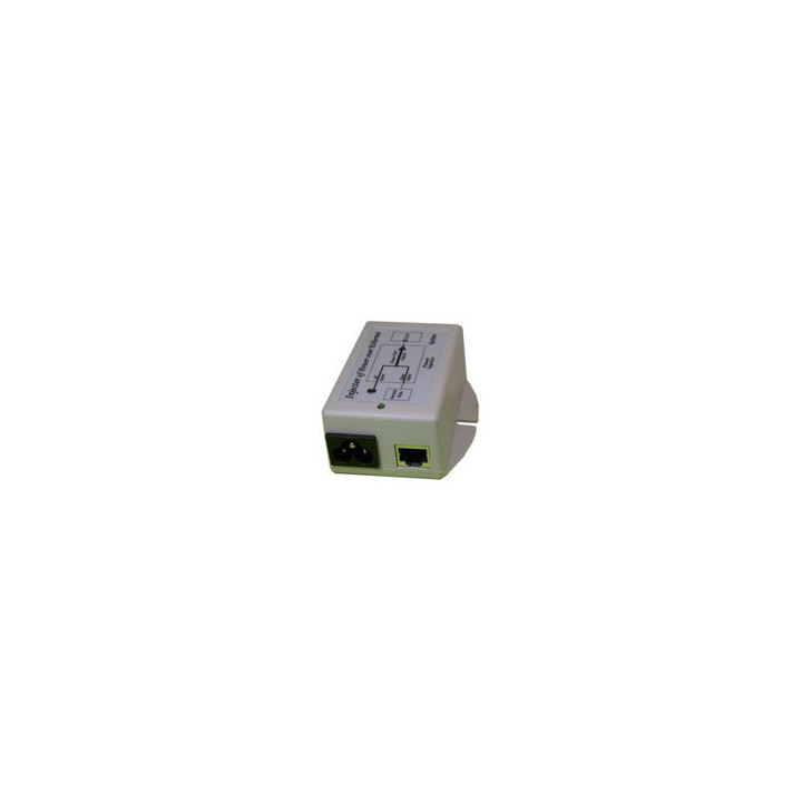 48V 24W Gigabit PoE Power Inserter