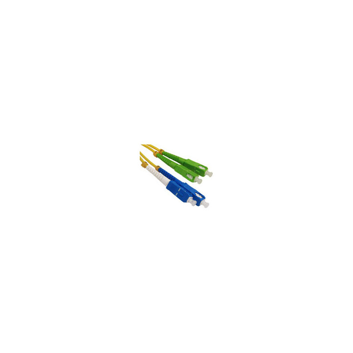 Fiber Optic Patch Cable, SC/UPC to SC/APC