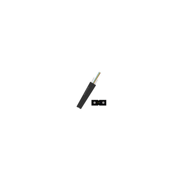 LiteLinx Flat Drop Fiber Cable with steel member support and